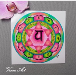 Magnetka - Mandala 4.čakra 