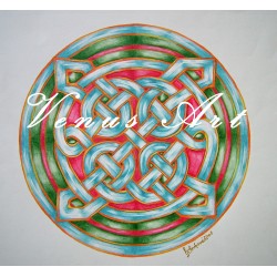 Keltská mandala - nekonečný uzel /formát A4/
