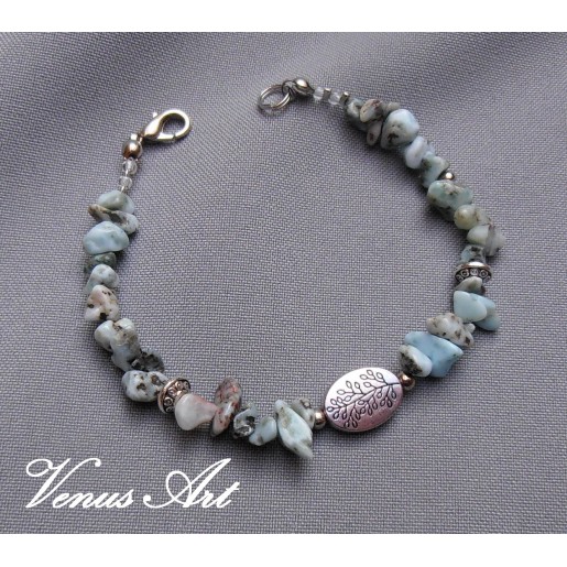 Náramek z minerálů LARIMAR